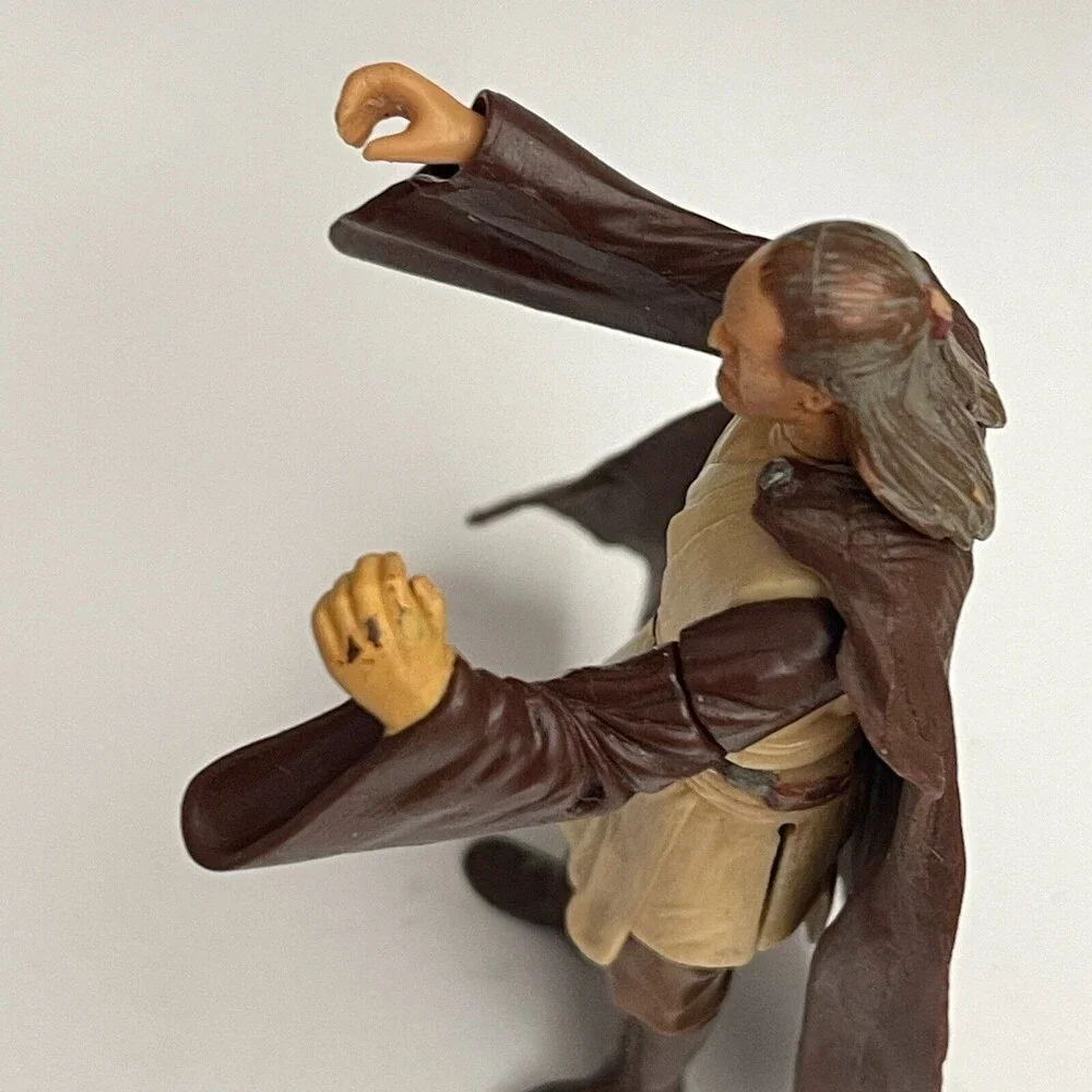 Hasbro‎ LFL Star Wars Qui-Gon Jinn Jedi Master Naboo 1999 Figure 4